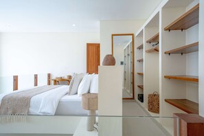 Deluxe Villa, Patio, Pool View | 1 bedroom, Egyptian cotton sheets, premium bedding, memory-foam beds