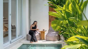 Deluxe Villa, Patio, Pool View | View from room