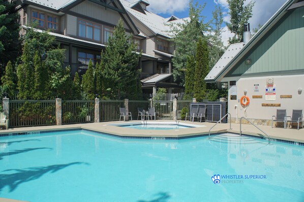 Pool - Comfortable and Colourful Whistler Village Condo (Whistler)