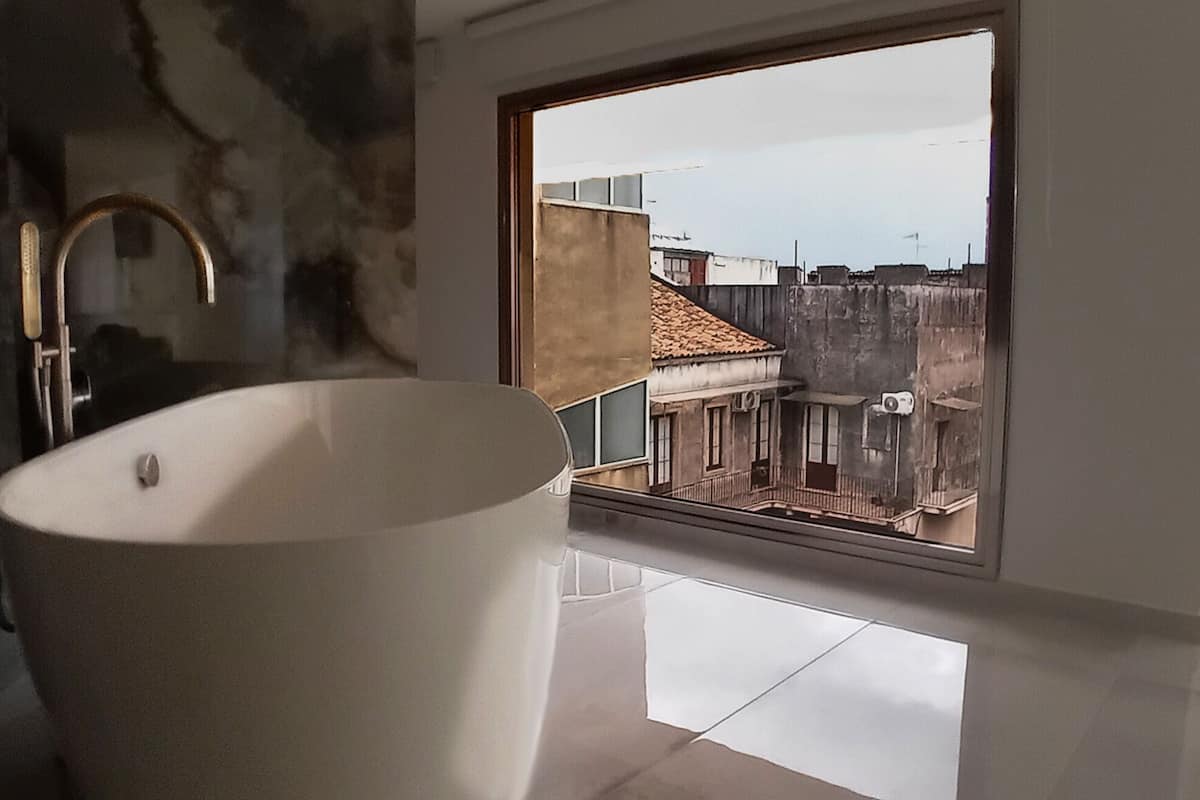 Free toiletries, hair dryer, slippers, bidet