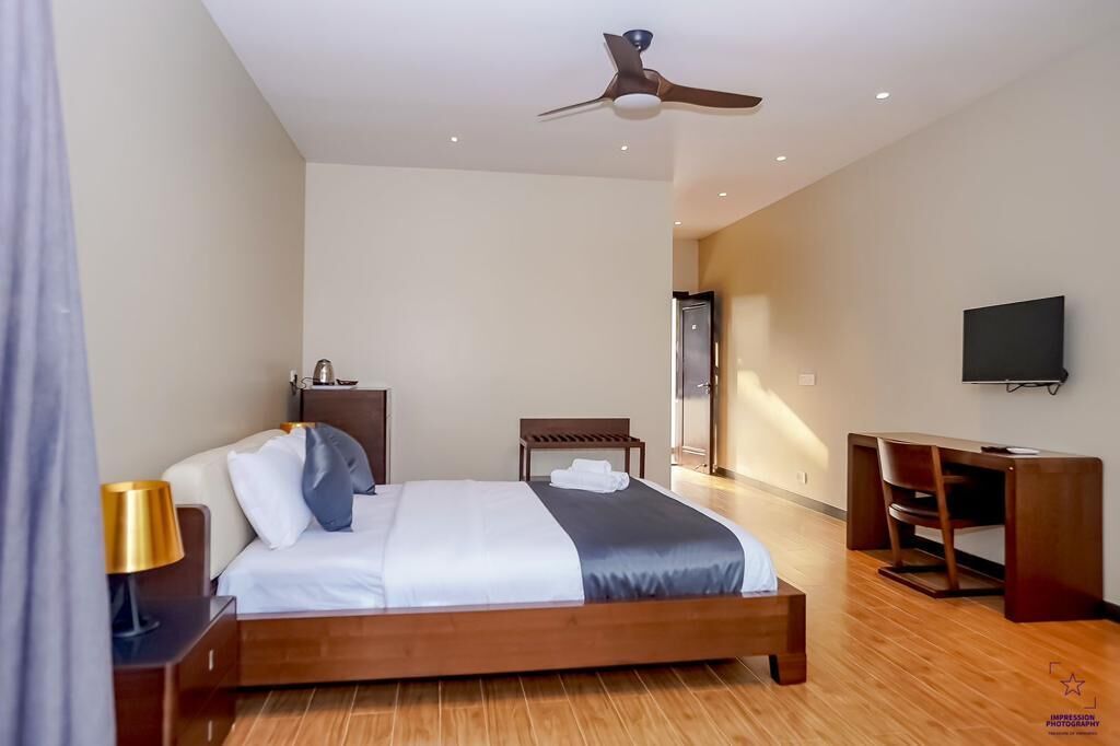 디럭스 더블룸, 발코니 | 미니바, 객실 내 금고, 각각 다른 스타일의 인테리어, 각각 다르게 가구 비치