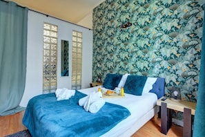 2 habitaciones, internet y ropa de cama