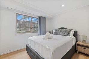 4 bedrooms, iron/ironing board, travel crib, WiFi