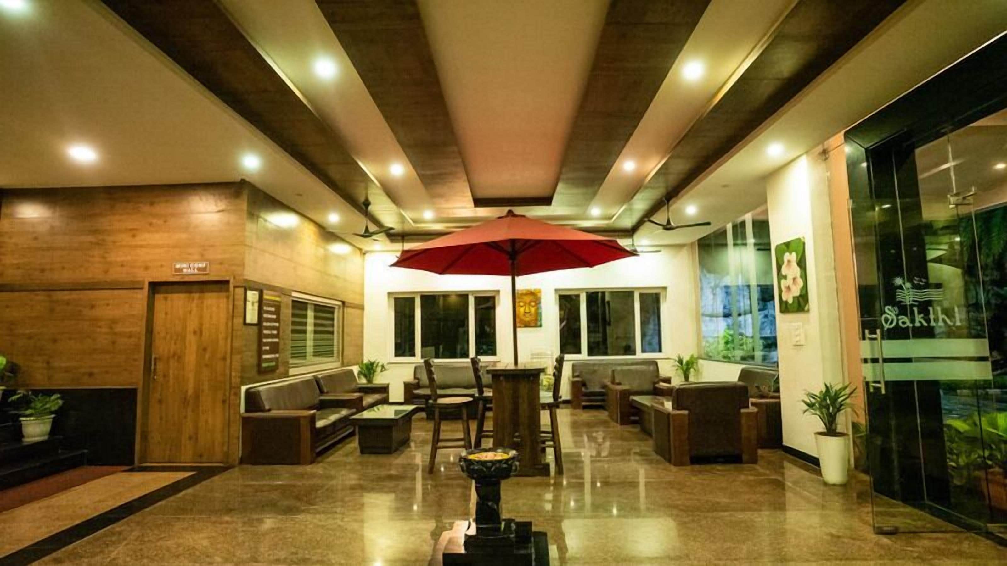 Siddeområde i lobbyen