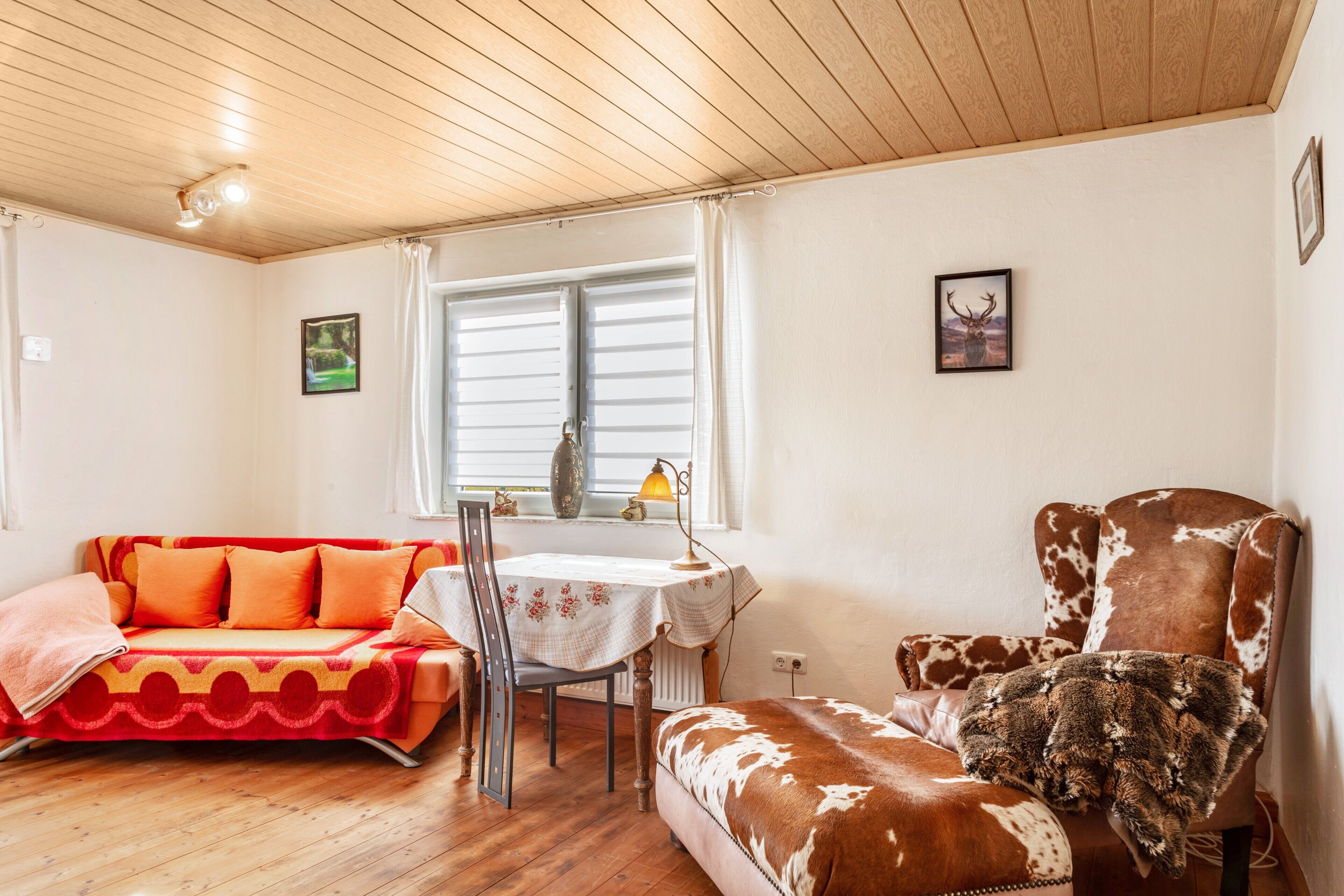 Fernseher, Kamin