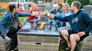 Outdoor dining - Appartement im Wangerland Resort, All Inclusive (Wangerland)