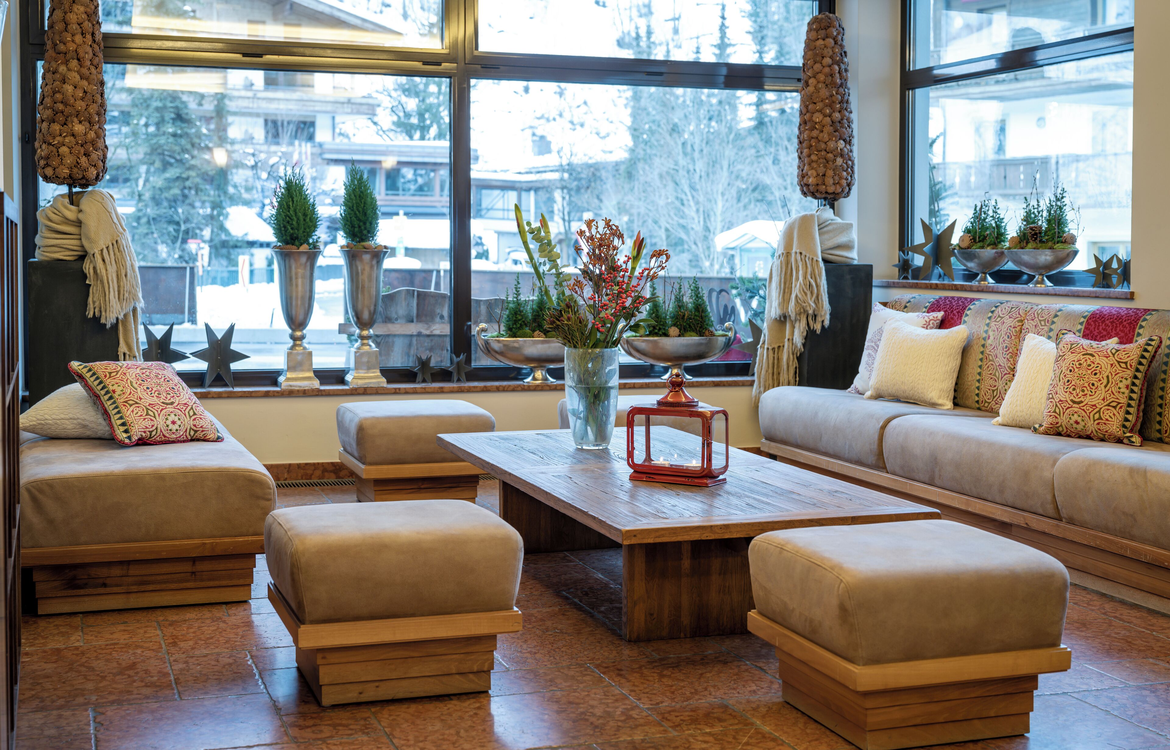 Zona de estar del vestíbulo