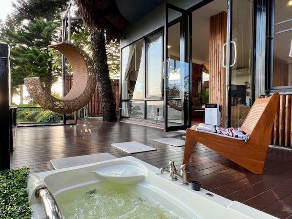 Exclusive Villa Bamboo Mountain View | Terrace/patio - Bella Lunar Villa (Mae Fa Luang)