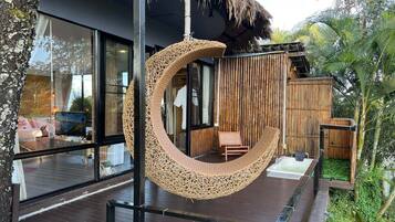 Exclusive Villa Bamboo Mountain View | Terrasse/Patio