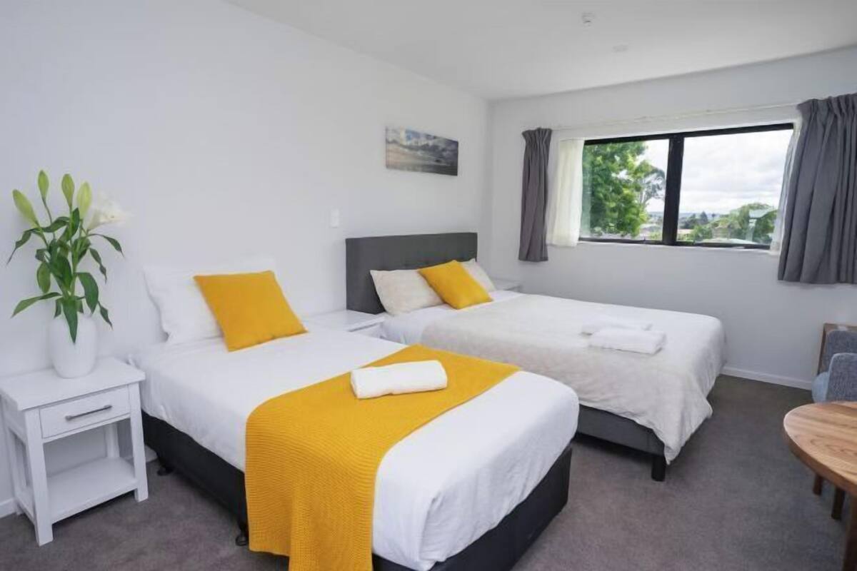 1 bedroom, desk, laptop workspace, iron/ironing board