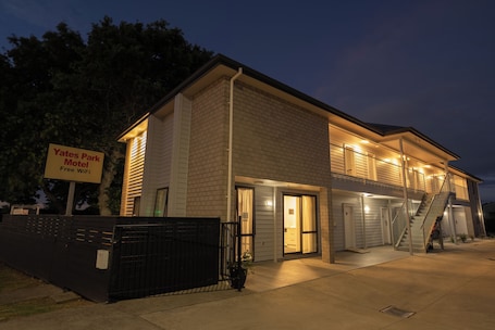 Front of property - evening/night