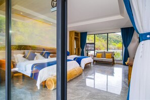 Family Twin Room, Balcony, Hill View | Living area | Toys