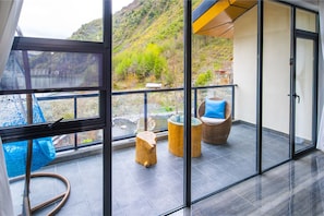 Deluxe Double Room, Lake View | Terrace/patio