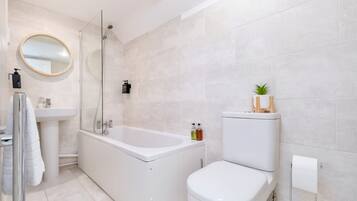 Hair dryer, towels