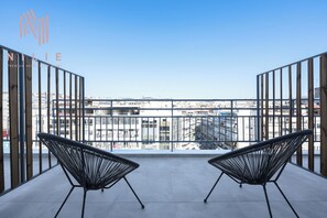 Panoramic Studio, Balcony, City View | Terrace/patio - V1 Boutique Residences, Nilie Hospitality MGMT (Thessaloniki)