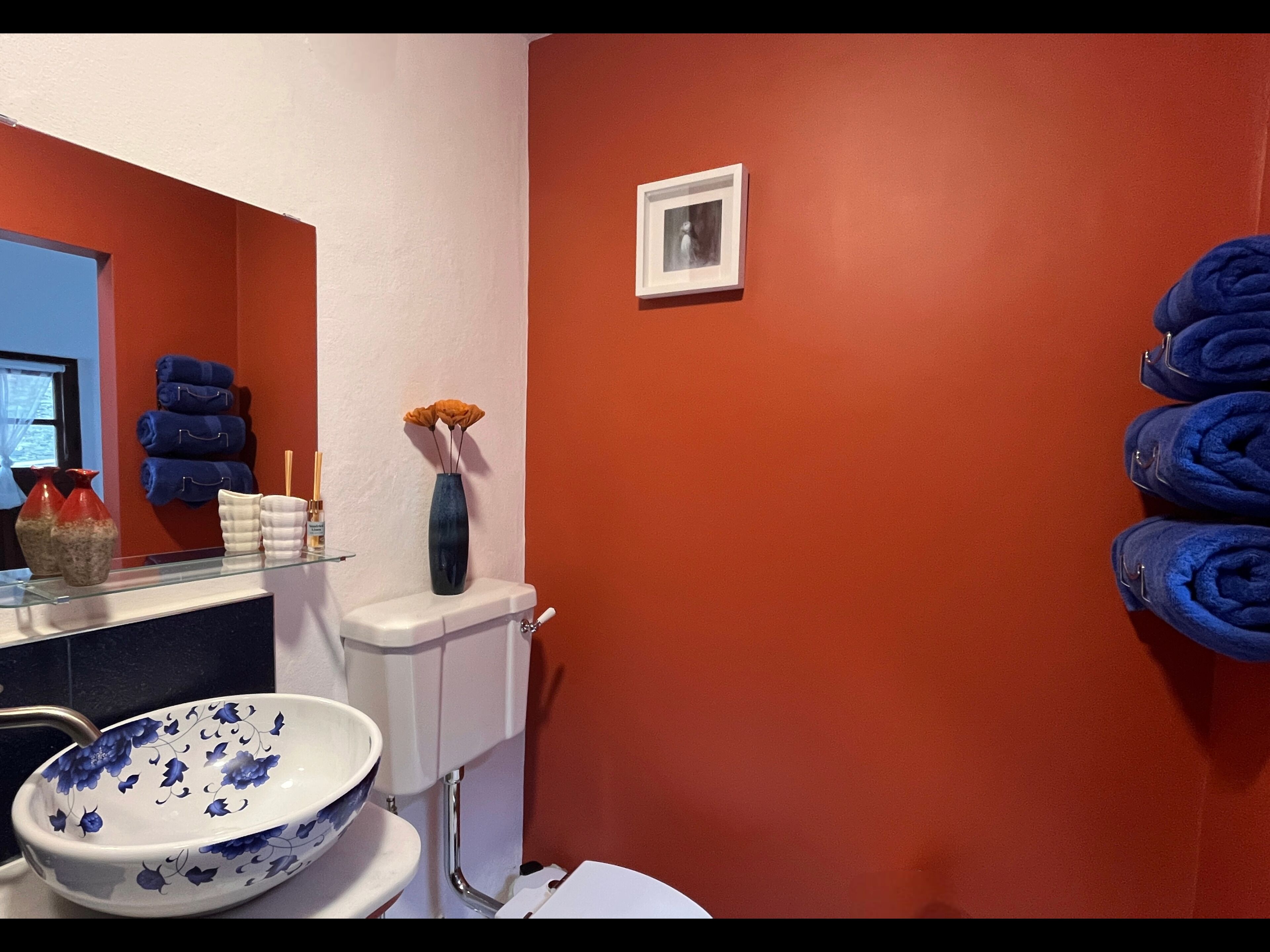 Dusche, Haartrockner, Shampoo