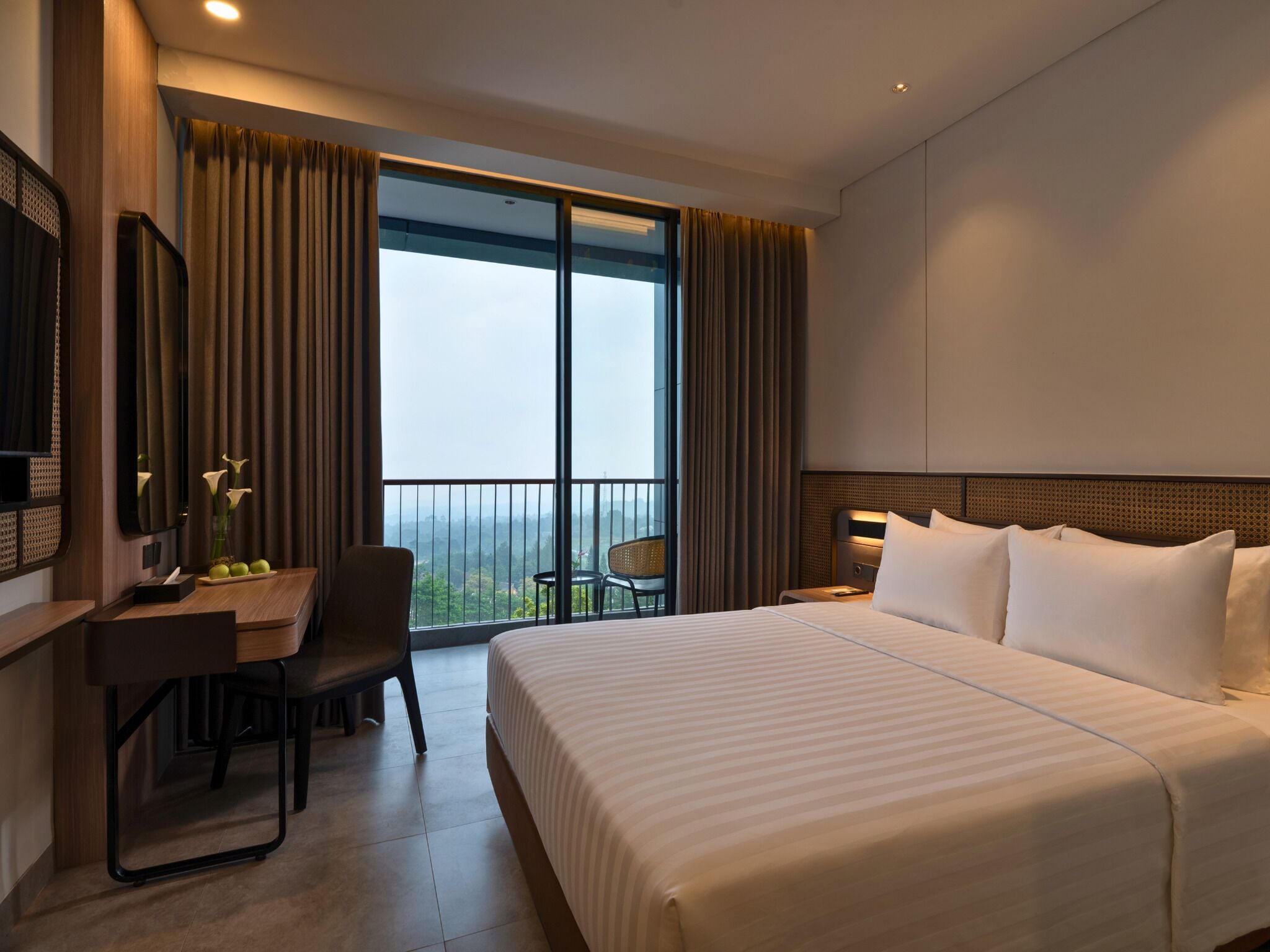 Superior tweepersoonskamer | Een minibar, een bureau, gratis wifi, beddengoed