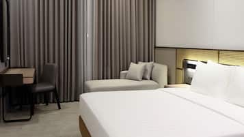 Deluxe Queen | Minibar, desk, free WiFi, bed sheets