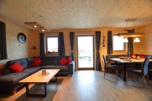 Télévision, cheminée, chaîne hi-fi