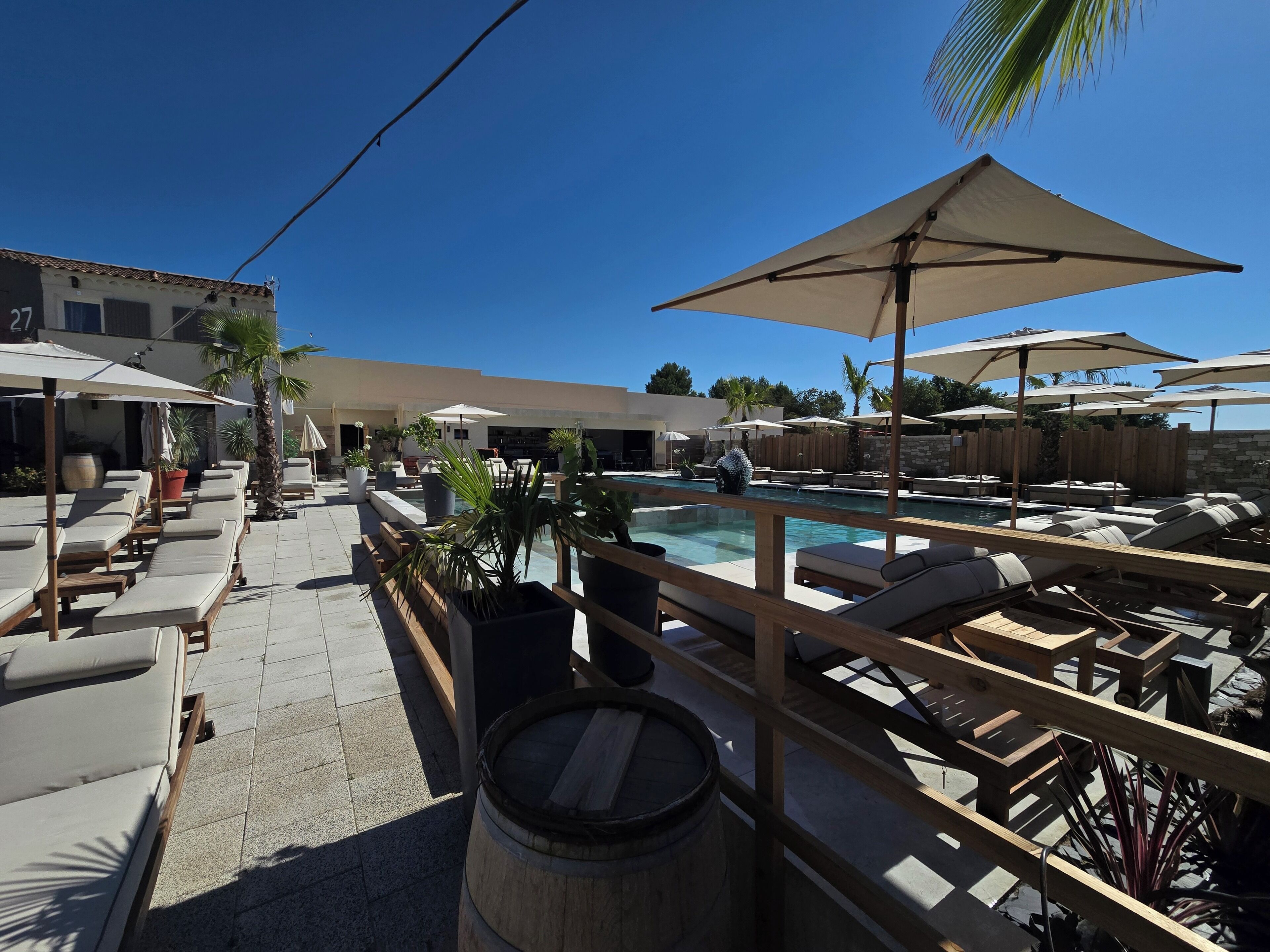 Seasonal outdoor pool