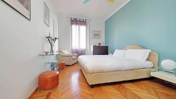 Leilighet, byutsikt | 2 soverom, strykejern/-brett og wi-fi (inkludert)