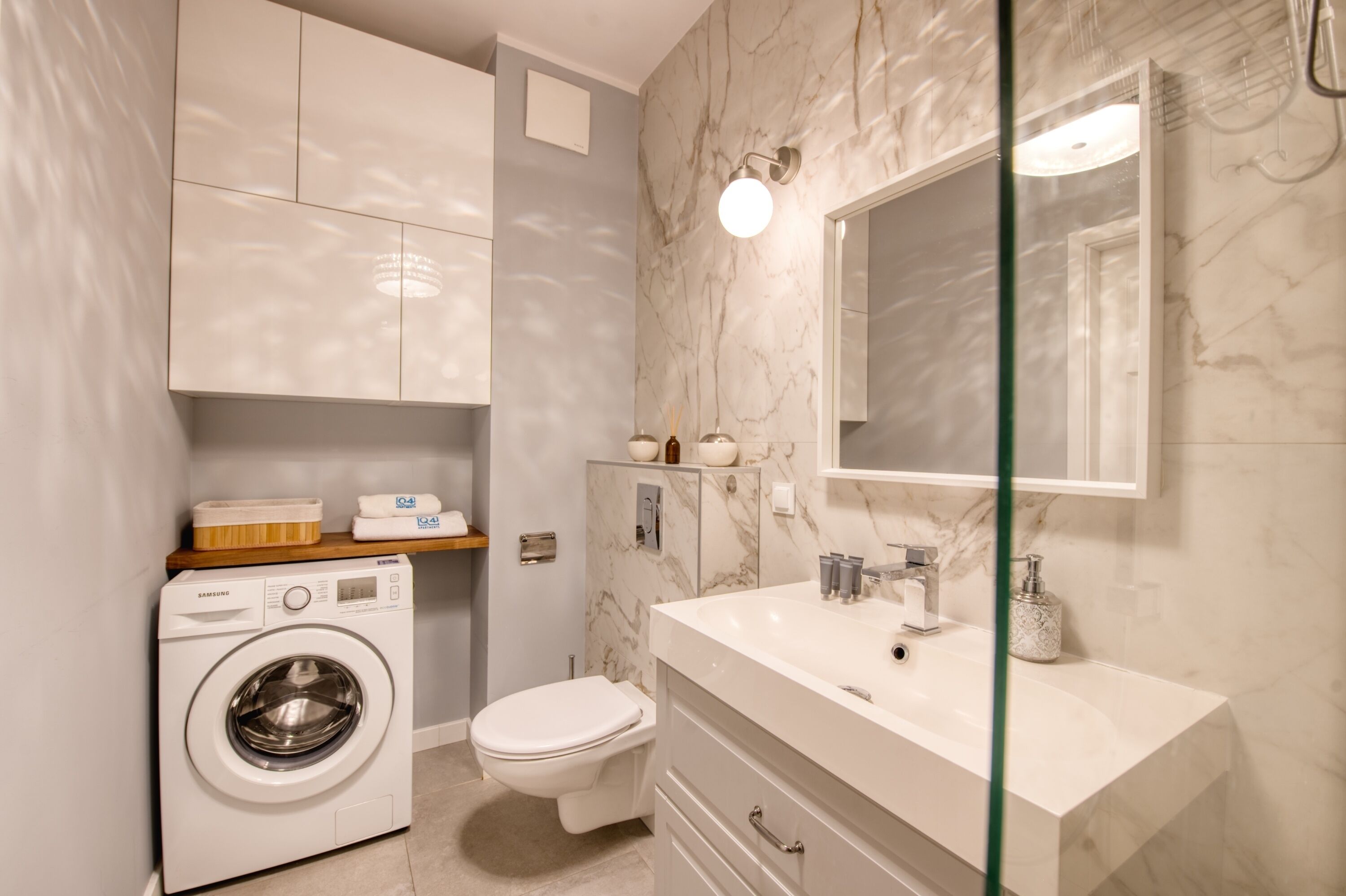 Deluxe-Apartment, Balkon | Badezimmer