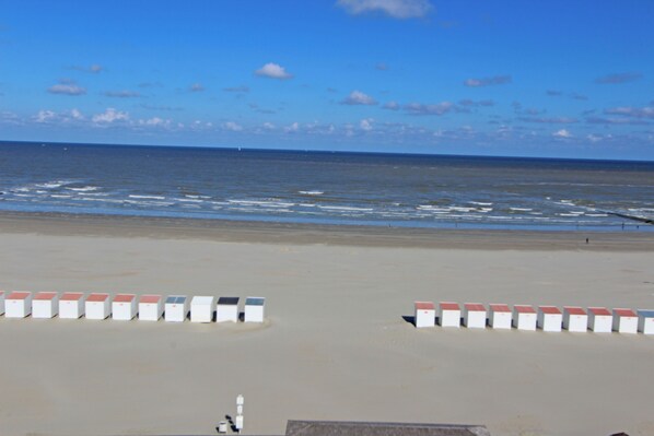 Vlak bij het strand