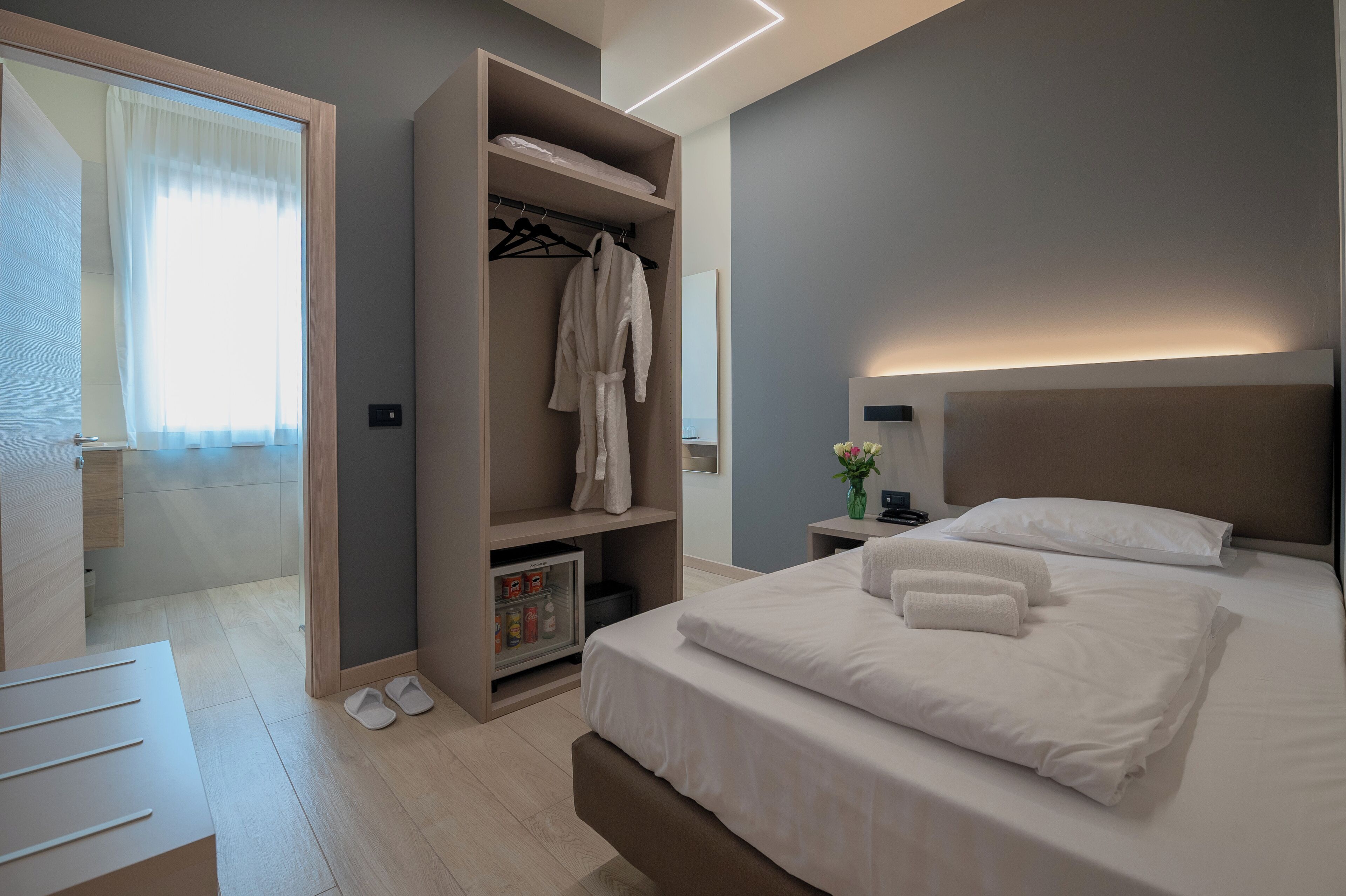 Habitación individual Deluxe | Ropa de cama de alta calidad, edredón y camas con efecto memoria 