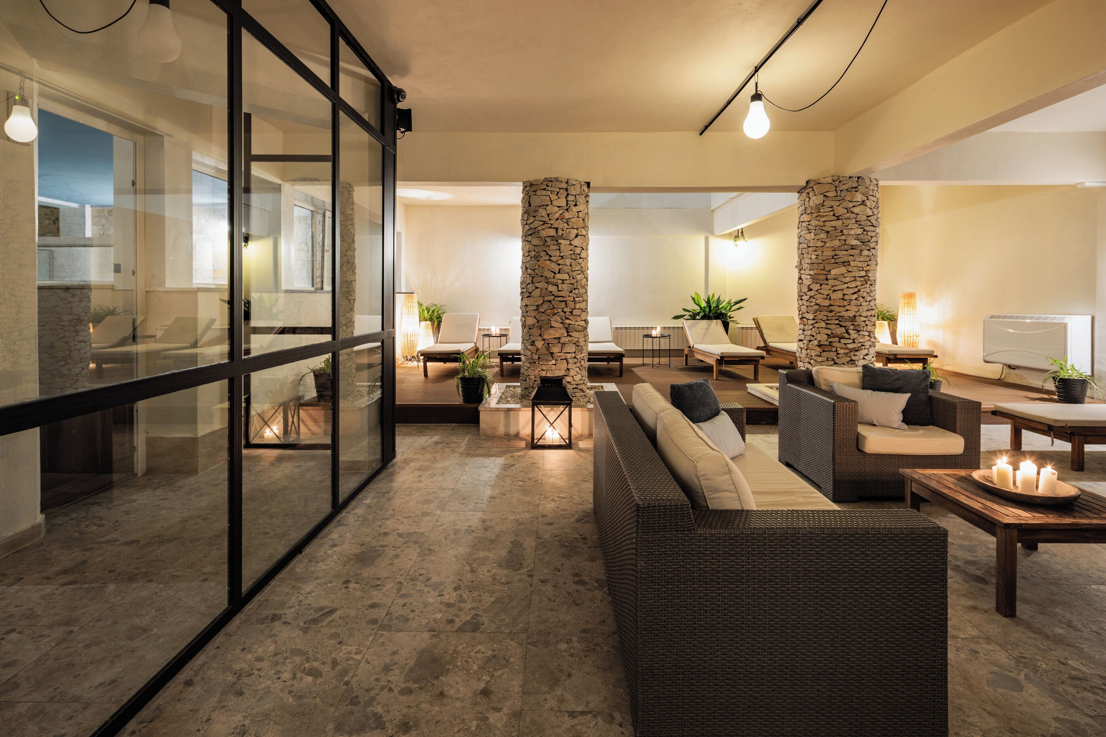 Facials, manicures and pedicures, massages