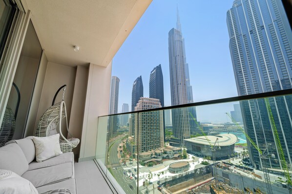 Luxury Apartment, Balcony, City View | Balcony