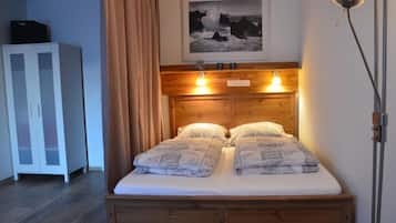 2 habitaciones, tabla de planchar con plancha y wifi gratis