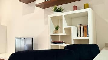 Studio | Coin séjour | Télévision, chauffage par le sol