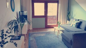 Living area - Die Labsalerie am Wörthersee - Apartment with 1 bedroom and lake view (Pörtschach am Wörthersee)