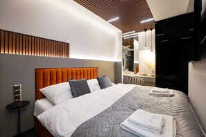 Junior suite, 1 queensize bed met slaapbank | Individueel gedecoreerd, individueel gemeubileerd