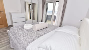 5 soverom, strykejern/-brett, wi-fi og sengetøy