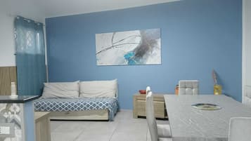 Ferienhaus, 2 Schlafzimmer, barrierefrei, Raucher | Wohnzimmer