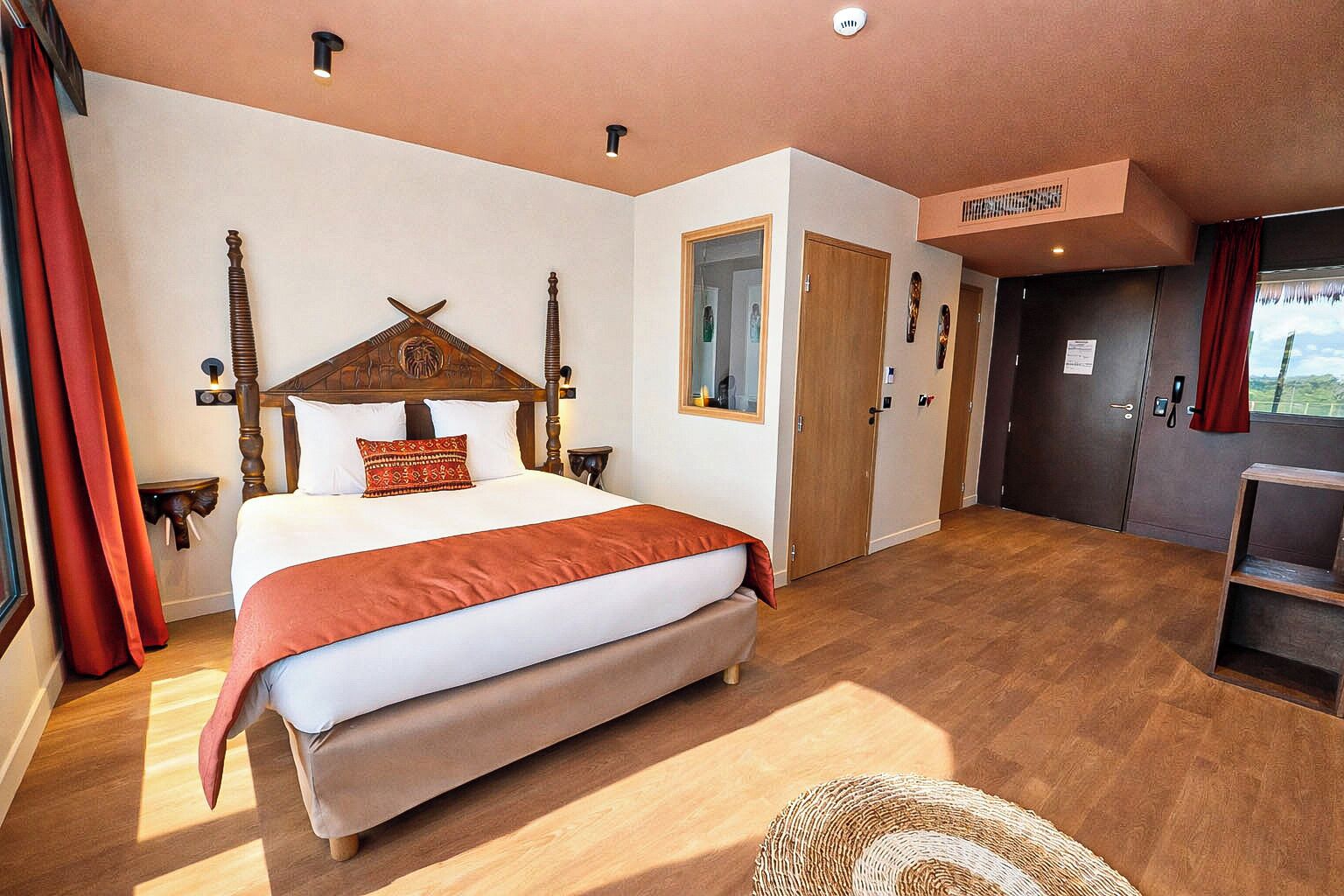 Family Double Room, Park View | Blackout drapes, soundproofing, free WiFi