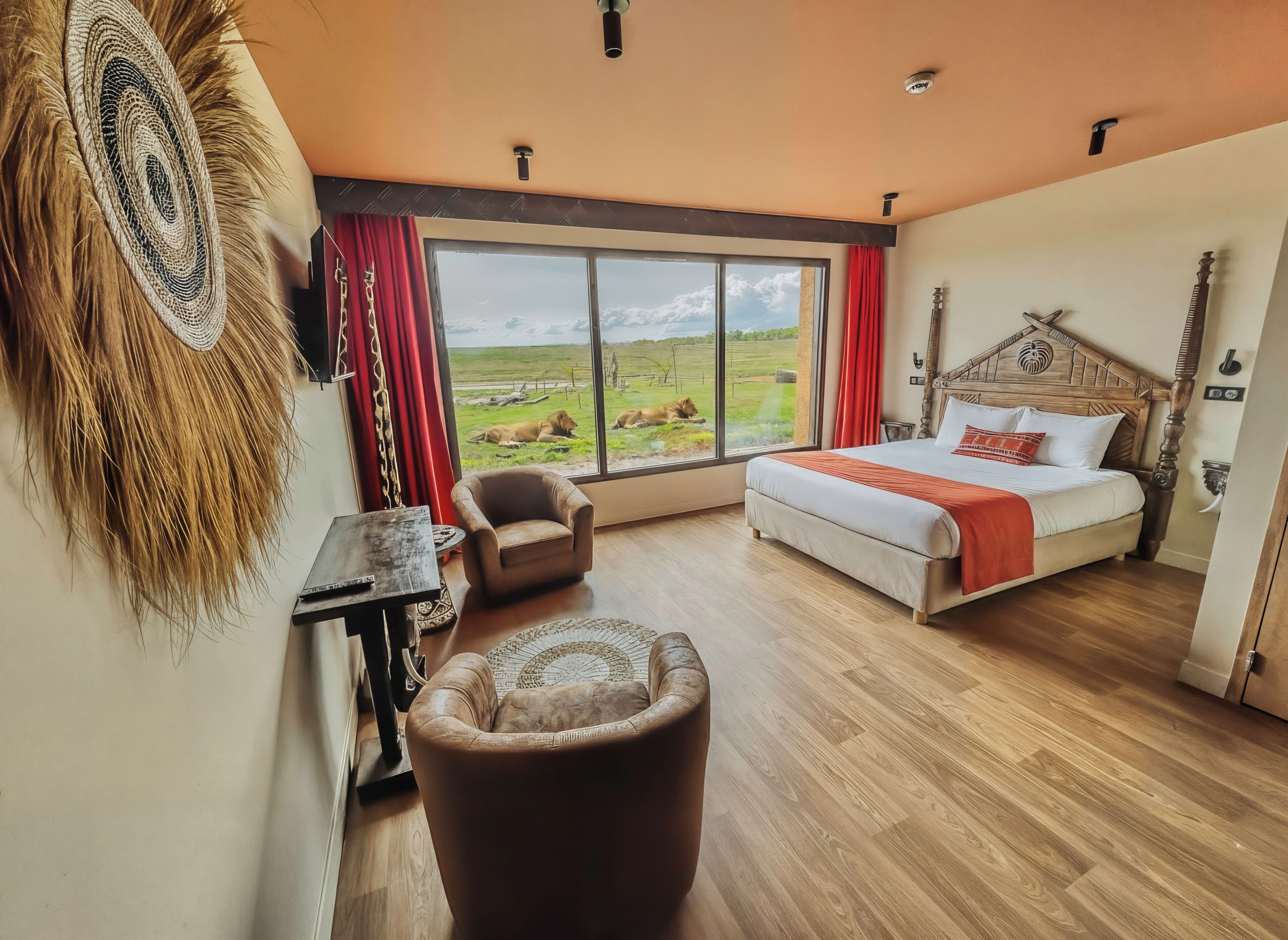 Family Double Room, Park View | Blackout curtains, soundproofing, free WiFi