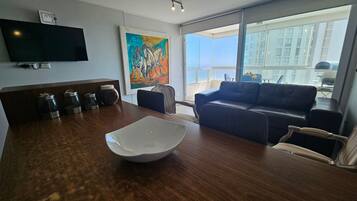 Appartement | Coin séjour | Télévision à écran plat