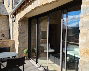 Classic House, Mountain View | Terrace/patio - Les Gites de la Jonte (Gatuzieres)