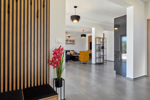 Interior - Villa Borina with swimming pool located in a quiet place surrounded by olive trees (Loborika)