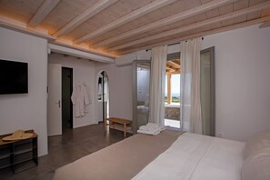 4 bedrooms, iron/ironing board, free WiFi - Mykonian Luxury Villa Filyra with Pool (Mykonos)