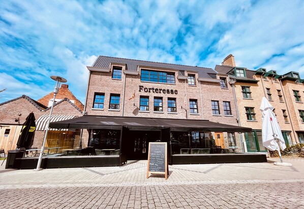 Majoituspaikan julkisivu