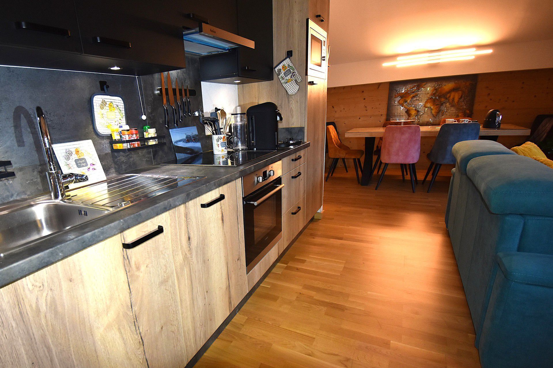 Microwave, dishwasher