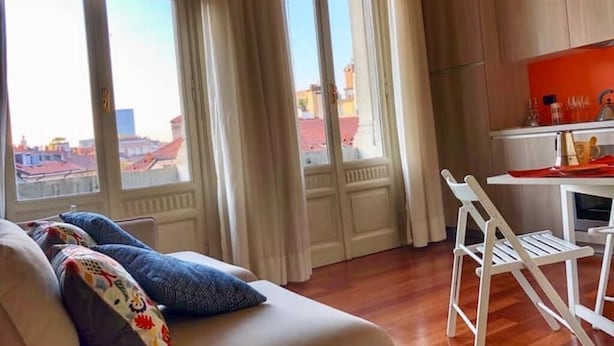 Living area - Apartment in period building (Milano)