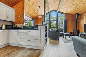 Smart-TV, DVD-spiller og bøker