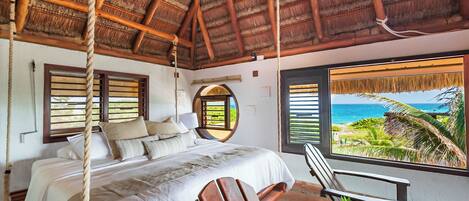 Deluxe Double Room, Partial Ocean View | In-room safe, free WiFi, bed sheets