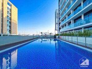 Pool - Luxury Living in Azizi Riviera | Cozy Balcony (Dubai)