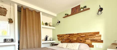 1 chambre, fer et planche Ă repasser, accĂšs Ă Internet, literie fournie
