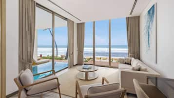 Sviitti, 1 makuuhuone (with Pool-Beachfront) | Näkymä rannalle/valtamerelle